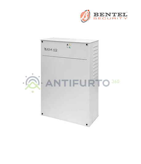 Stazione di alimentazione controllata 3A a microprocessore in contenitore metallico. - Bentel BXM12/30-U