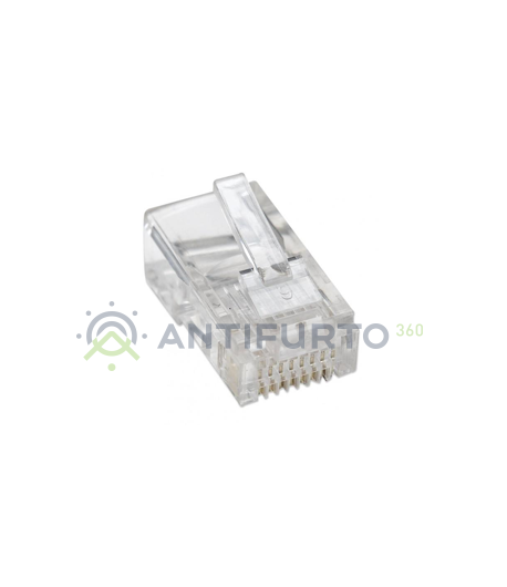 Plug RJ45 UTP per cavo rigido- Accessori TVCC PLUGJG45