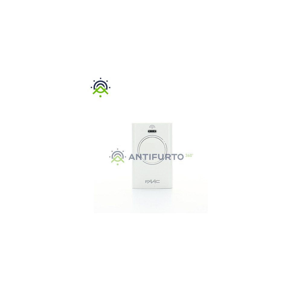 Trasmittente XT2 433 SLH LR con 2 canali bianca Faac-787007 - Antifurto360.it