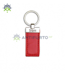 Tag in pelle, colore rosso-Inim nBoss-R