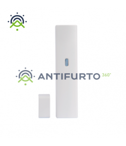 Contatto magnetico radio in contenitore bianco-Inim Air2-MC300/B