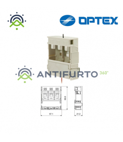 Contenitore per batterie sensori Optex  - Optex RBB-1