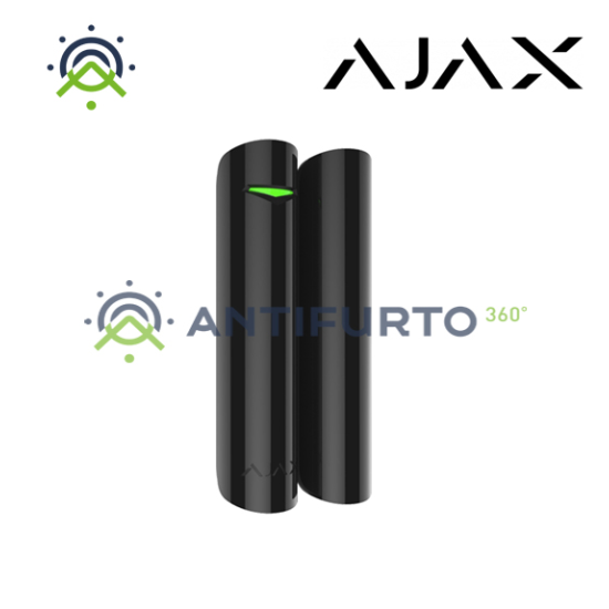 7062 DOORPROTECT BL - Contatto magnetico e ingresso esterno - Nero -  Ajax