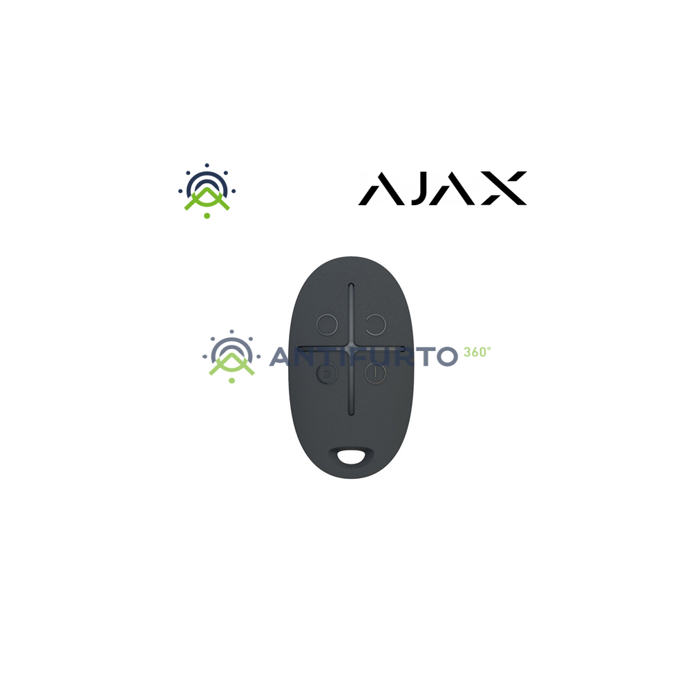 6108 SPACECONTROL BL - Telecomando 4 Pulsanti - Nero -  Ajax