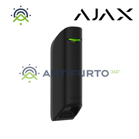 14287 MOTIONPROTECT CURTAIN BL (consigliato per interno) – Rilevatore a Tenda - Nero -  Ajax