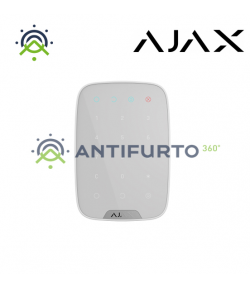 38253 Keypad Plus tastiera touch wireless che supporta carte e portachiavicontactless Colore white- Ajax