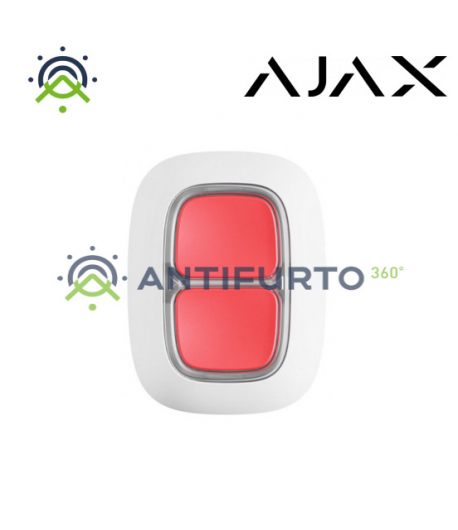 23003 DOUBLEBUTTON W - Telecomando 2 Pulsanti - Bianco -  Ajax