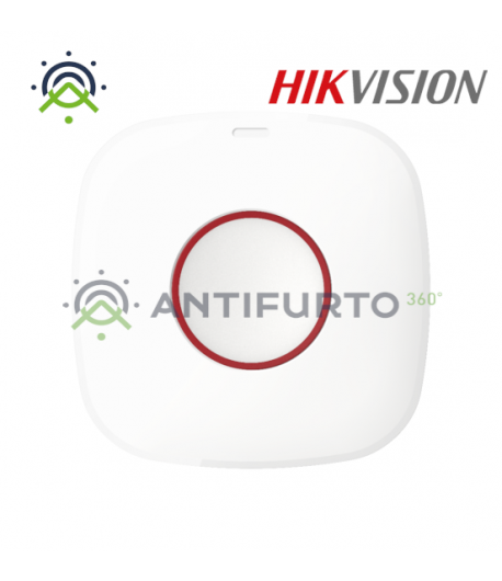 DS-PDEB1-EG2-WE PULSANTE EMERGENZA 1 TASTO DA PARETE -  Hikvision