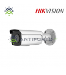 DS-2CD2T46G2-ISU/SL(4mm) EASY IP 4.0 ACUSENSE, BULLET IP OTTICA FISSA, 4MP CON LUCI STROBOSCOPICHE E ALLARME -  Hikvision