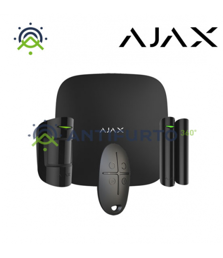 51173 StarterKit 4G (Hub 2 4G+ MotionPtotect + DoorProtect + SpaceControl) Nero -  Ajax  - Antifurto360.it