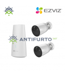 BC1-B2 Kit 2 Telecamera Bullet Ip 2 Mp + base a batteria -  Ezviz