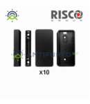 Gusci neri per trasmettitori X78. La confezione contiene 1 set di gusci.- Risco RAX78BL0000A
