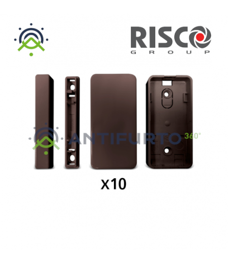 Gusci marroni per trasmettitori X78. La confezione contiene 1 set di gusci.- Risco RAX78BR0000A