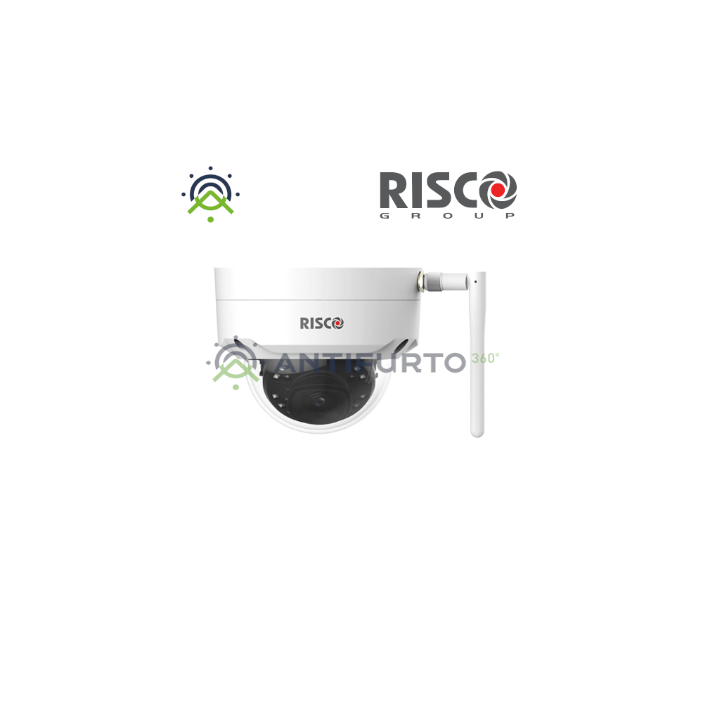 Telecamera IP Dome da esterno/interno, P2P, IP67, 2MP, H.265- Risco RVCM32W1600B