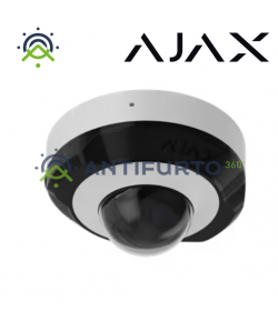 Ajax DomeCam MiniTelecamera IP cablata  (5 Mp/2.8 mm) di colore white- Ajax 76018