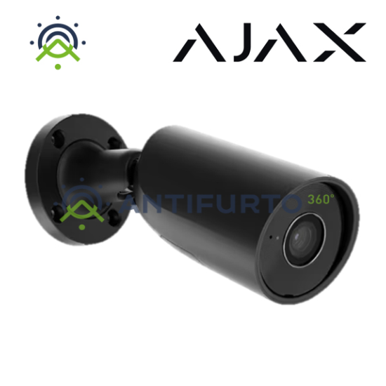 Ajax BulletCamTelecamera IP cablata (5 Mp/2.8 mm) di colore black- Ajax 79024