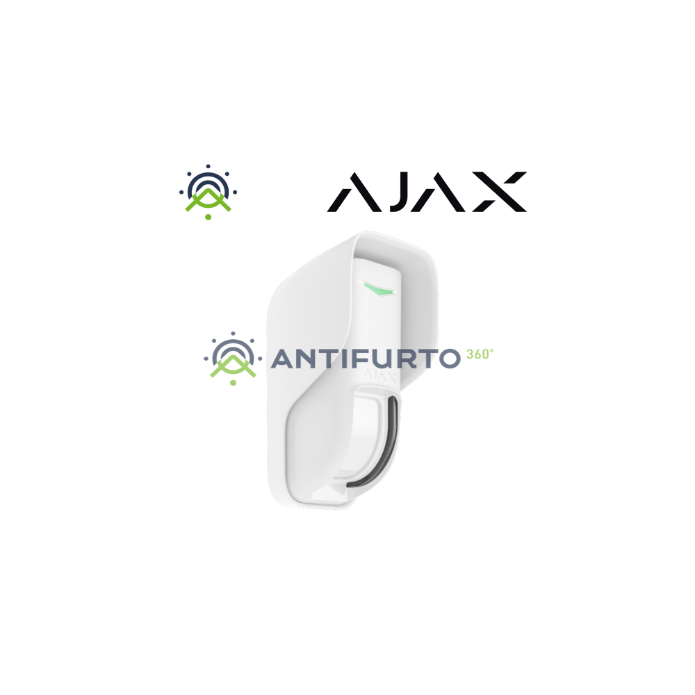 101441 Curtain Outdoor - Rilevatore a Tenda da esterno - Bianco -  Ajax