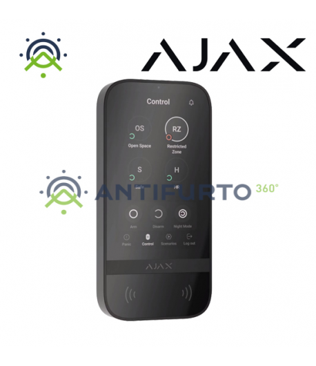 58454 KeyPad TouchScreen Jeweller Nera- Ajax