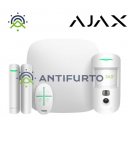 20293 STARTERKIT CAM HUB-2 KIT W - kit Centrale con 1 HUB2 W+1 DOORPROTECT W+1 MOTIONCAM W+SPACECONTROL W - Bianco -  Ajax