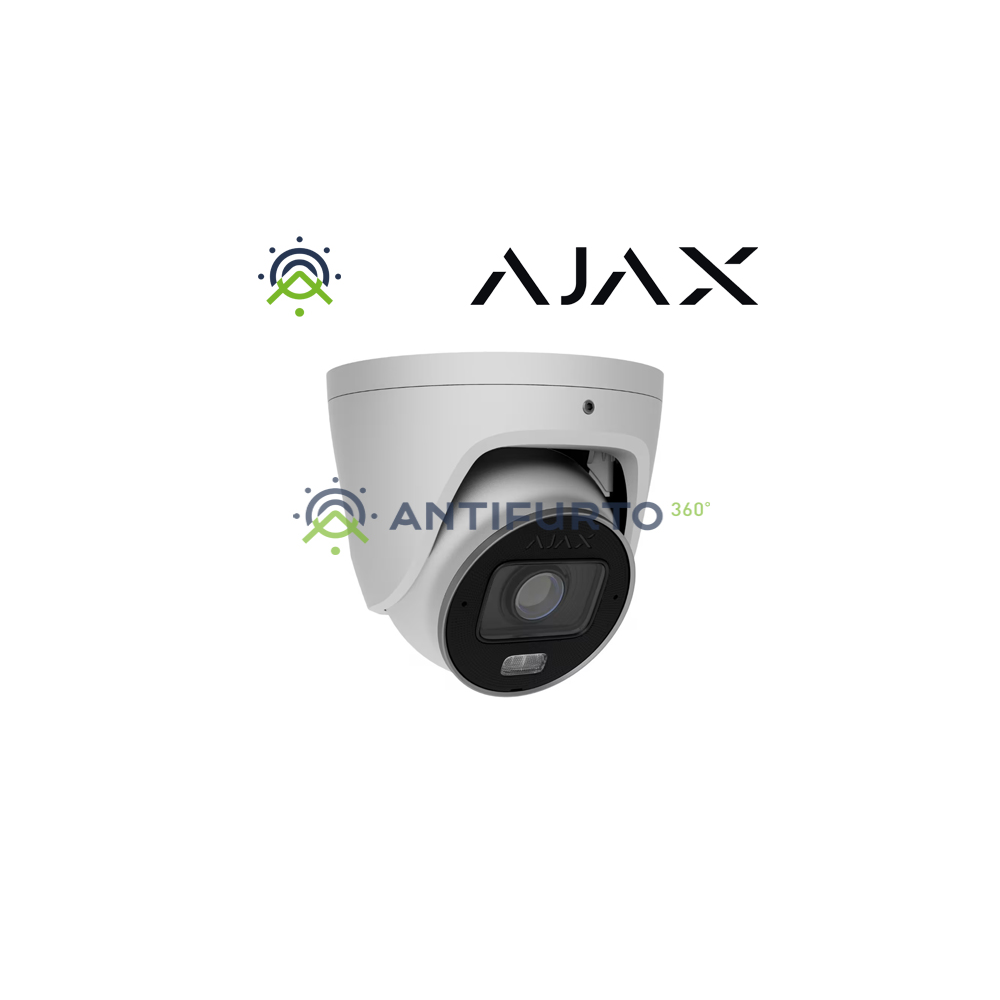 126281 TurretCam HLVF (5 Mp) Colore white- Ajax