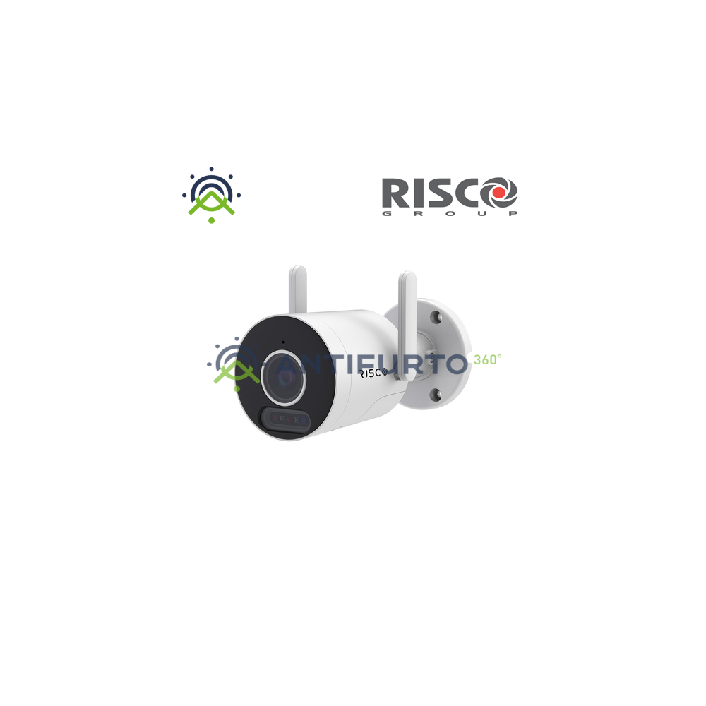Telecamera IP Bullet AI, IP64, 4MP, sensore immagine CMOS 1/3", H264, H265, 2.8mm /F1.6, solo WiFi (no LA - antifurto360.it