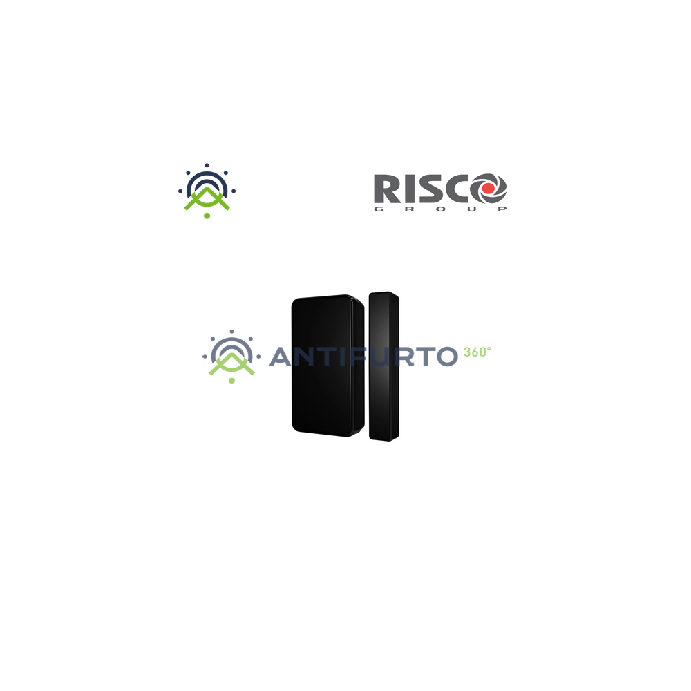 Sensore bidirezionale Shock Slim Nero, sensore inerziale con accellerometro, tamper aperetura e rimozione - antifurto360.it