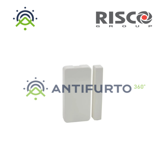 Sensore bidirezionale Shock&Contatto Slim Bianco, due canali, sensore inerziale con accellerometro, conta - antifurto360.it
