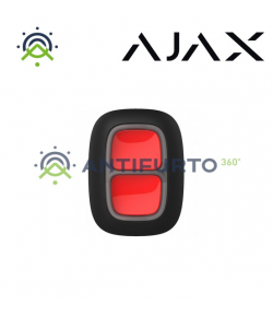 38102 DoubleButton Pulsante di emergenza wireless con protezione contro pressioni accidentali Colore black- Ajax